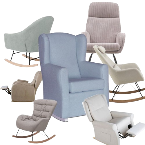 Sillones de lactancia ergonómicos y cómodos en varios modelos y colores.